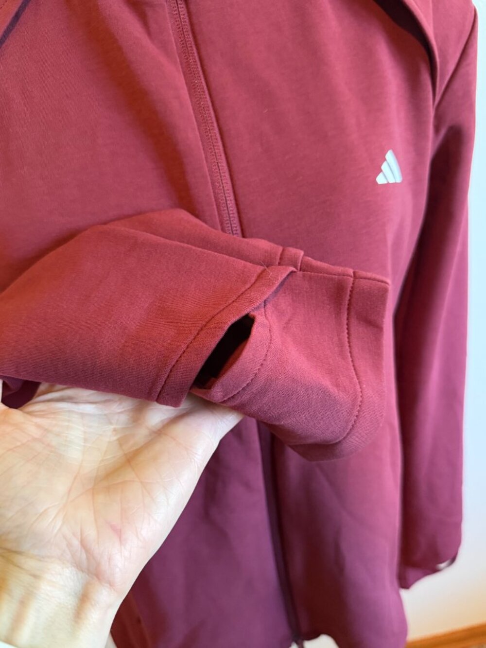 Adidas Recycled Performance Training Jacket NWT Red Large - Picture 9 of 12
